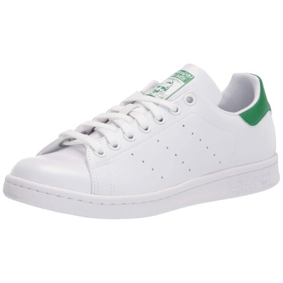 Adidas Stan Smith White/Green Sneakers‎ Size 21 Classic Tennis Style - Picture 1 of 6